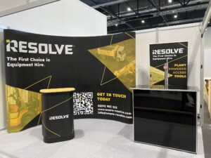 "Resolve" stand booth at the Solar and Storage Live